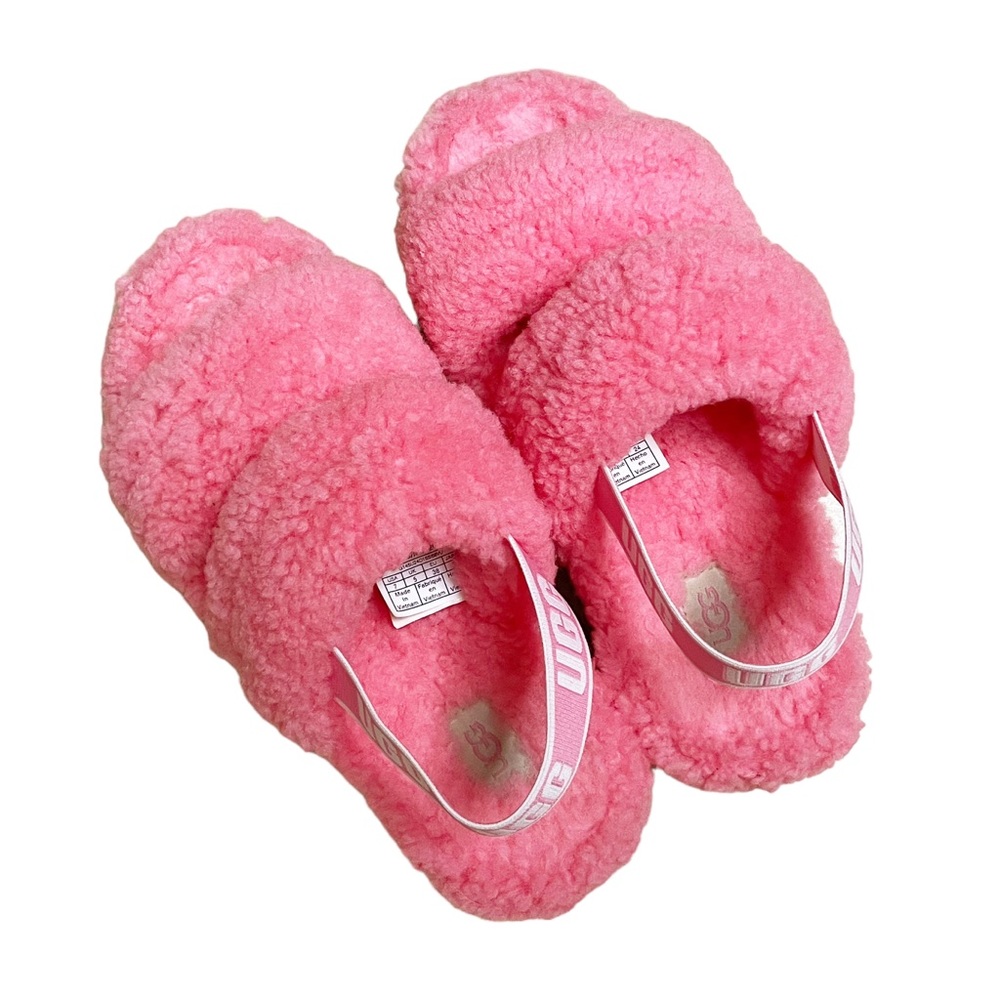 Ugg Oh Fluffita Sherpa Slides Slip On Platform Sa… - image 3